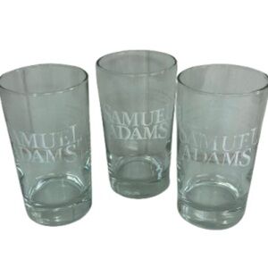 SAMUEL ADAMS FLIGHT GLASSES • SET OF 3 • 6 OZ